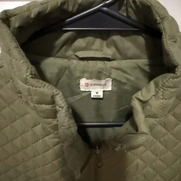Daniel Cremieux Quilted Green Women's Vest - Picture 4 of 6